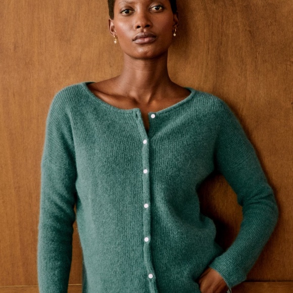 Sezane Gaspard Cardigan Sage - Size XS - Picture 2 of 2